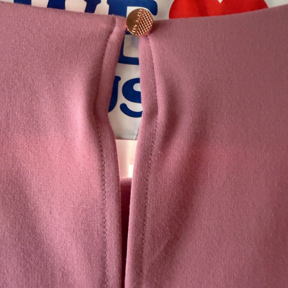 Ted Baker Pink Ruffle Sleeve Top - Picture 4 of 6
